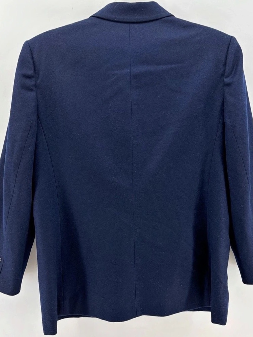 Vintage Pendleton Navy Virgin Wool Blazer Size 14 Dark Academia Preppy - Picture 2 of 8